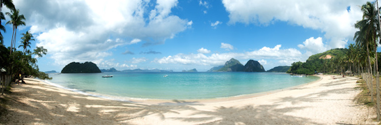 A beautiful beach in El Nido, Palawan