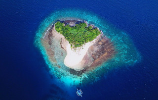 Deserted islet on the Ultimate Adventure Tour