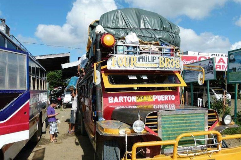 Jeepney From Puerto Princesa to Port Barton