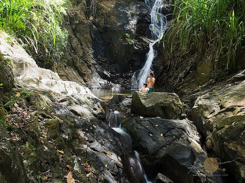 The Nagkalit-Kalit Waterfalls in El Nido, Palawan