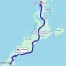 Route map from Puerto Princesa to El Nido, Palawan: 280 km, about 5 hours drive